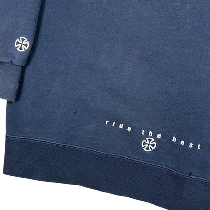 Vintage Y2K Independent Truck Company faded skate hoodie (L)