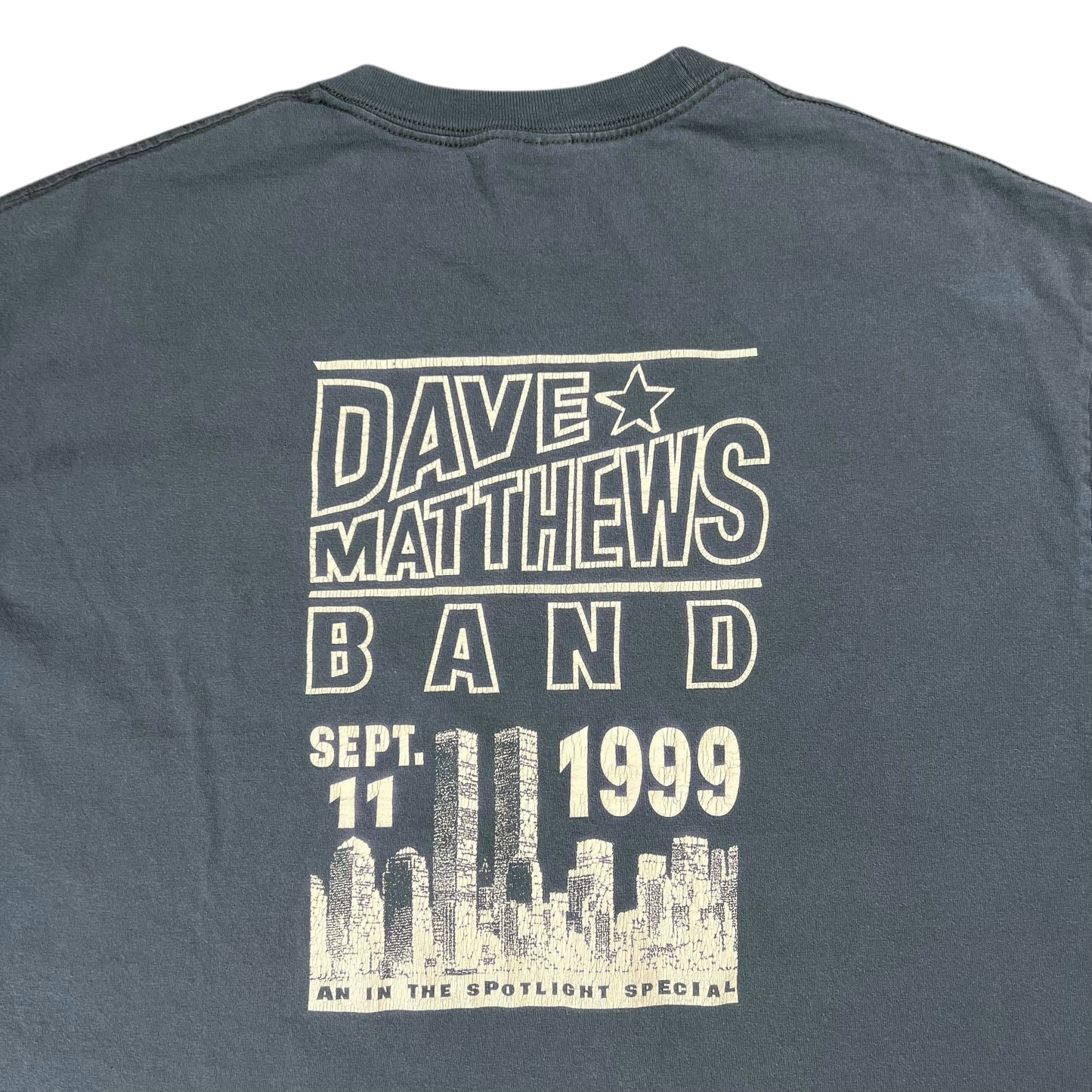 Vintage 1999 Dave Matthews Band NYC 9/11 Twin Towers band tee (XL)