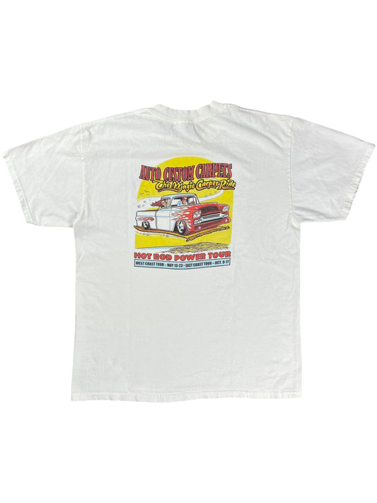 Vintage 1999 ACC Hot Rod Power Tour racing tee (L)