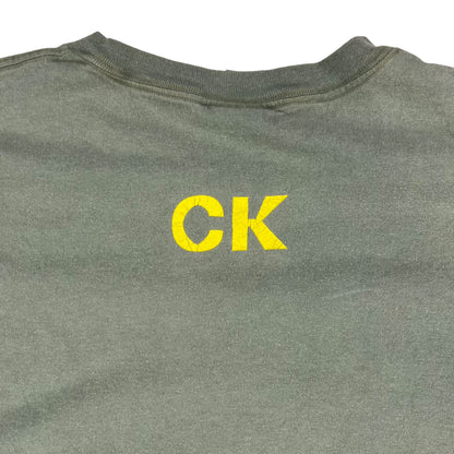 Vintage 90s Calvin Klein Khakis faded tee (XL)