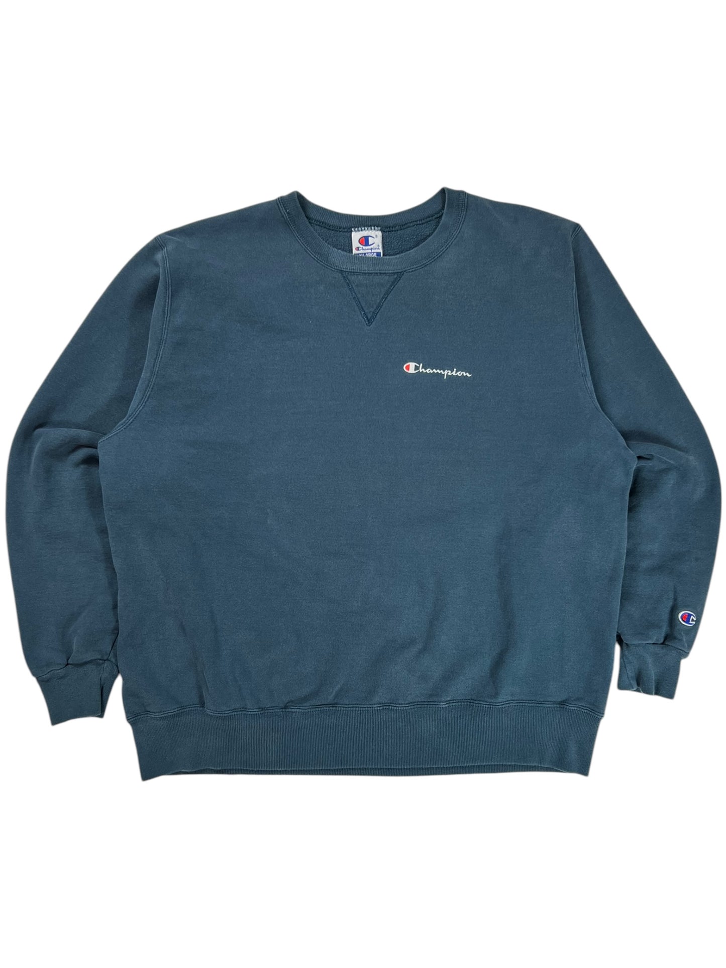 Vintage 90s Champion mini script crewneck (XL)