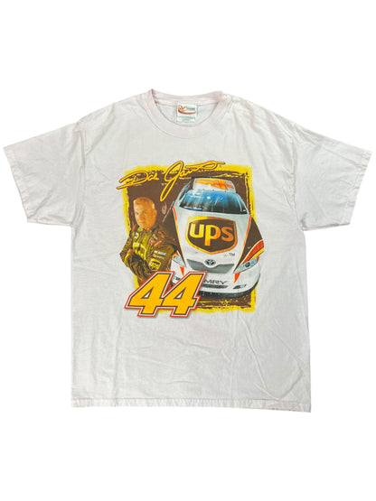 Vintage Y2K NASCAR UPS Dale Jarrett racing tee (L)