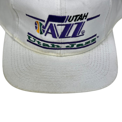 Vintage 90s The Game Utah Jazz Split Bar SnapBack