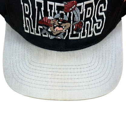 Vintage 1993 Oakland Raiders Looney Tunes Taz Tasmanian Devil SnapBack