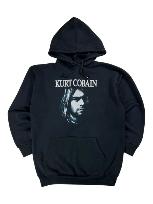 Vintage 90s Nirvana Kurt Cobain “I Hate Myself And Want To Die” euro hoodie (L)