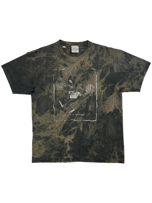 Vintage 90s Nice Man Pearl Jam Boundless acid wash worn band tee (L)