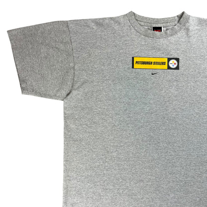 Vintage Y2K Nike Pittsburgh Steelers center swoosh tee (XXL)