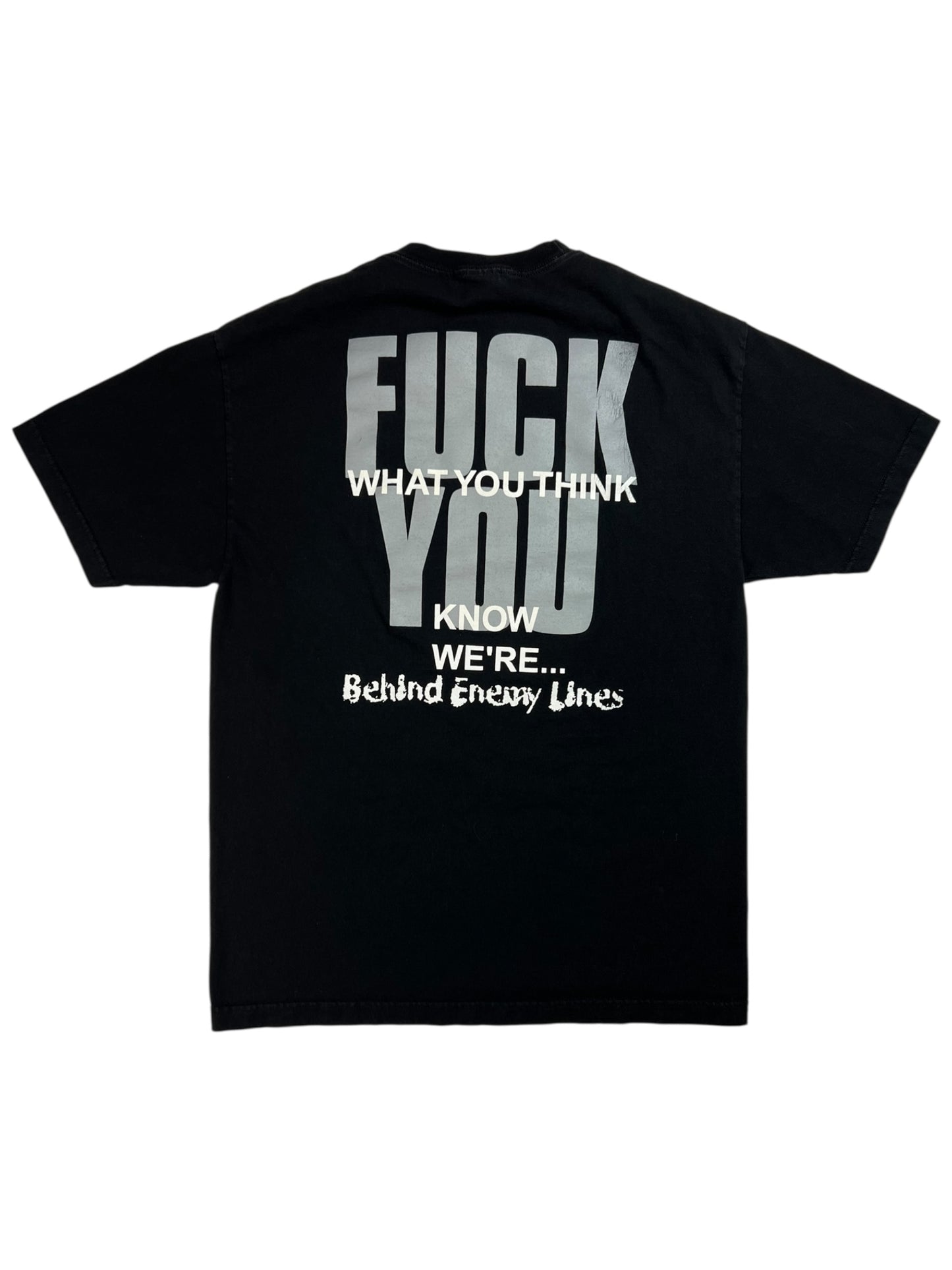 Vintage Y2K Behind Enemy Lines Pittsburgh Punk Band tee (L)