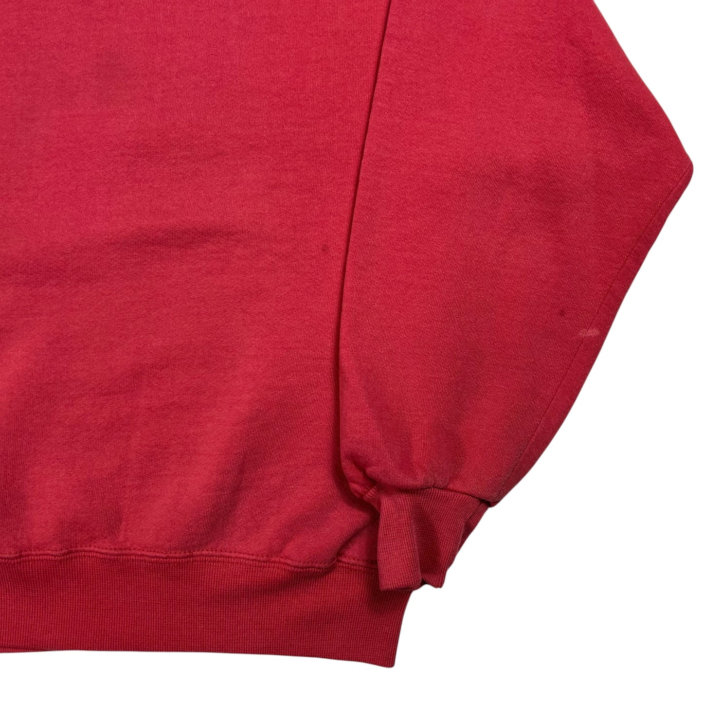 Vintage 90s Jerzees faded pink blank crewneck (L)