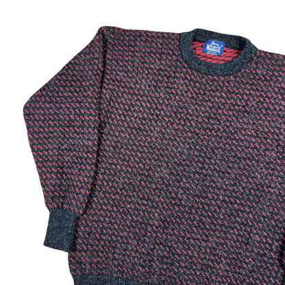 Vintage 80s Woolrich red & black wool sweater (M/L)