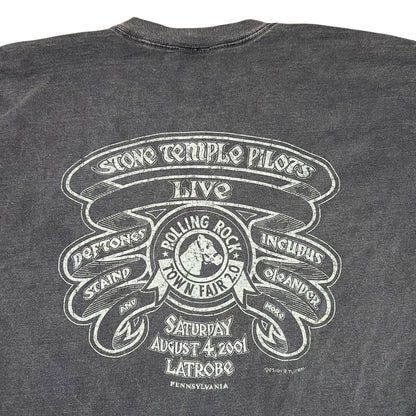 Vintage 2000 Rolling Rock Town Fair 2.0 faded band tee (XL)