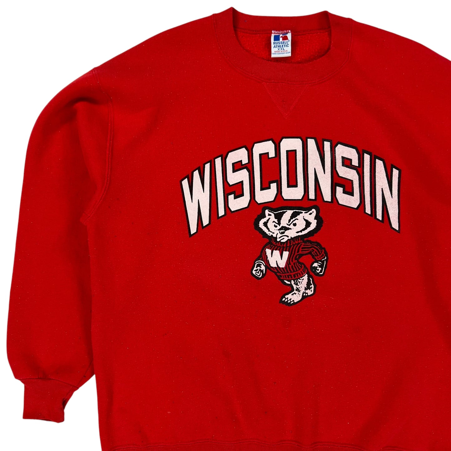 Vintage 90s Russell Athletic Wisconsin Badgers crewneck (XL)