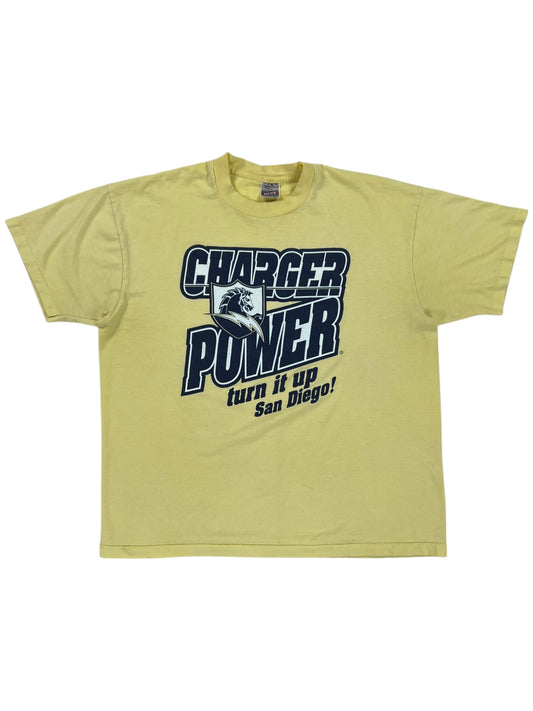 Vintage 90s Charger Power then it up San Diego! tee (L)