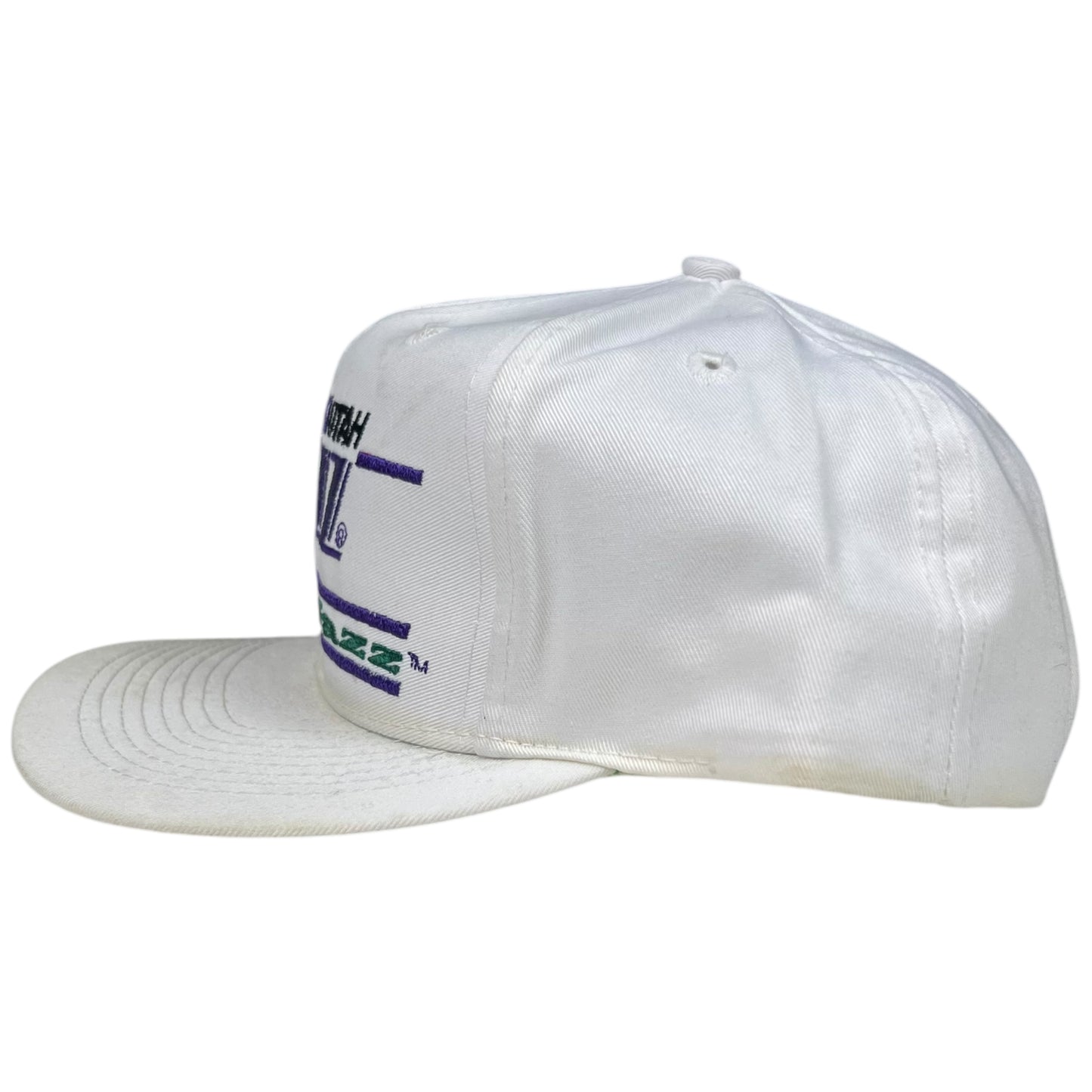 Vintage 90s The Game Utah Jazz Split Bar SnapBack