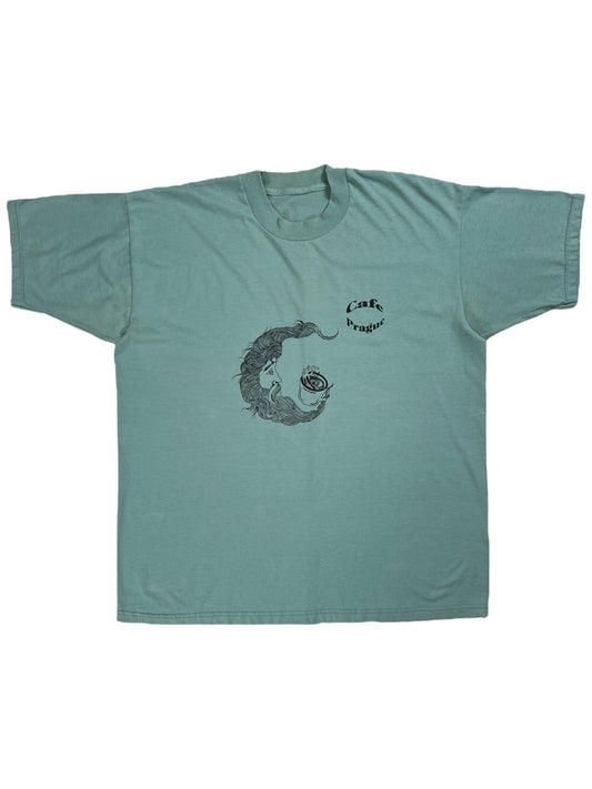 Vintage 90s Cafe Prague coffee shop tee (XL)