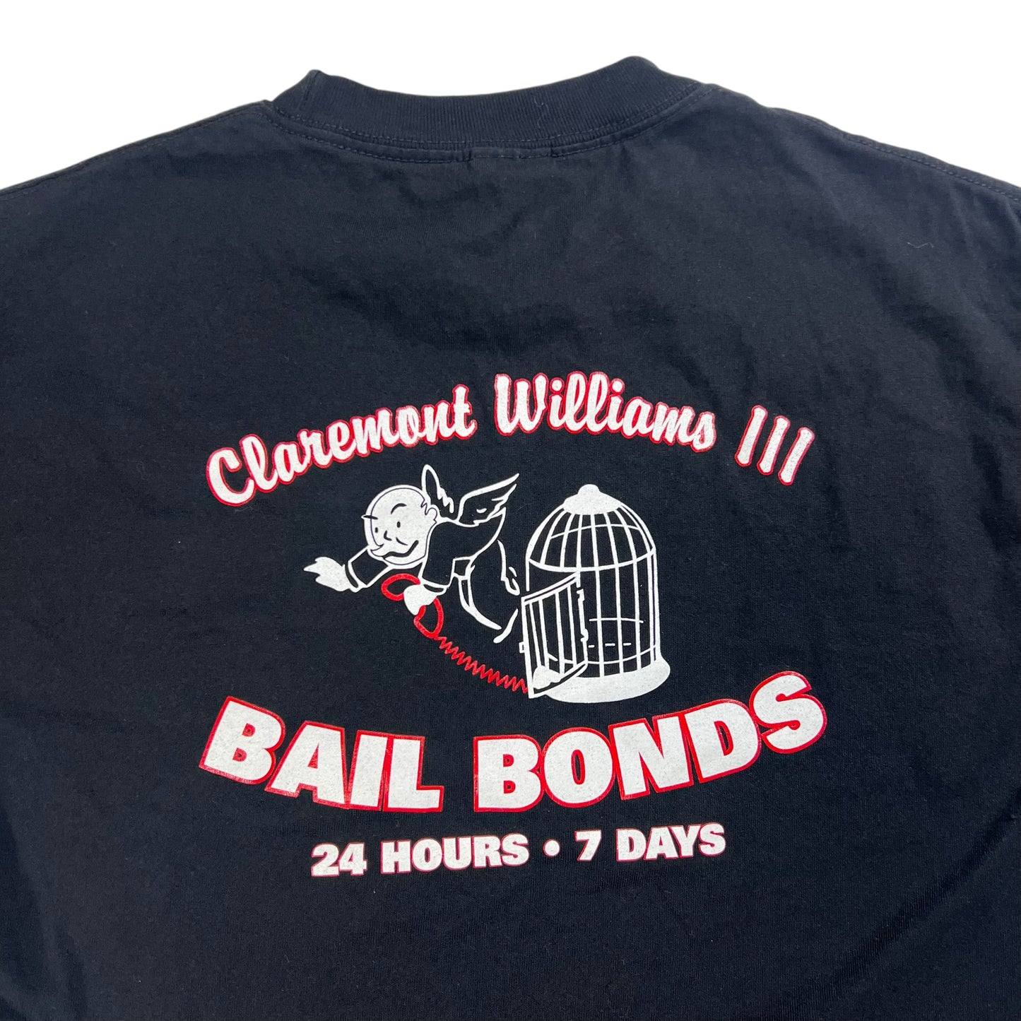 Vintage Y2K Domino Claremont Williams III Bail Bonds movie tee (M)