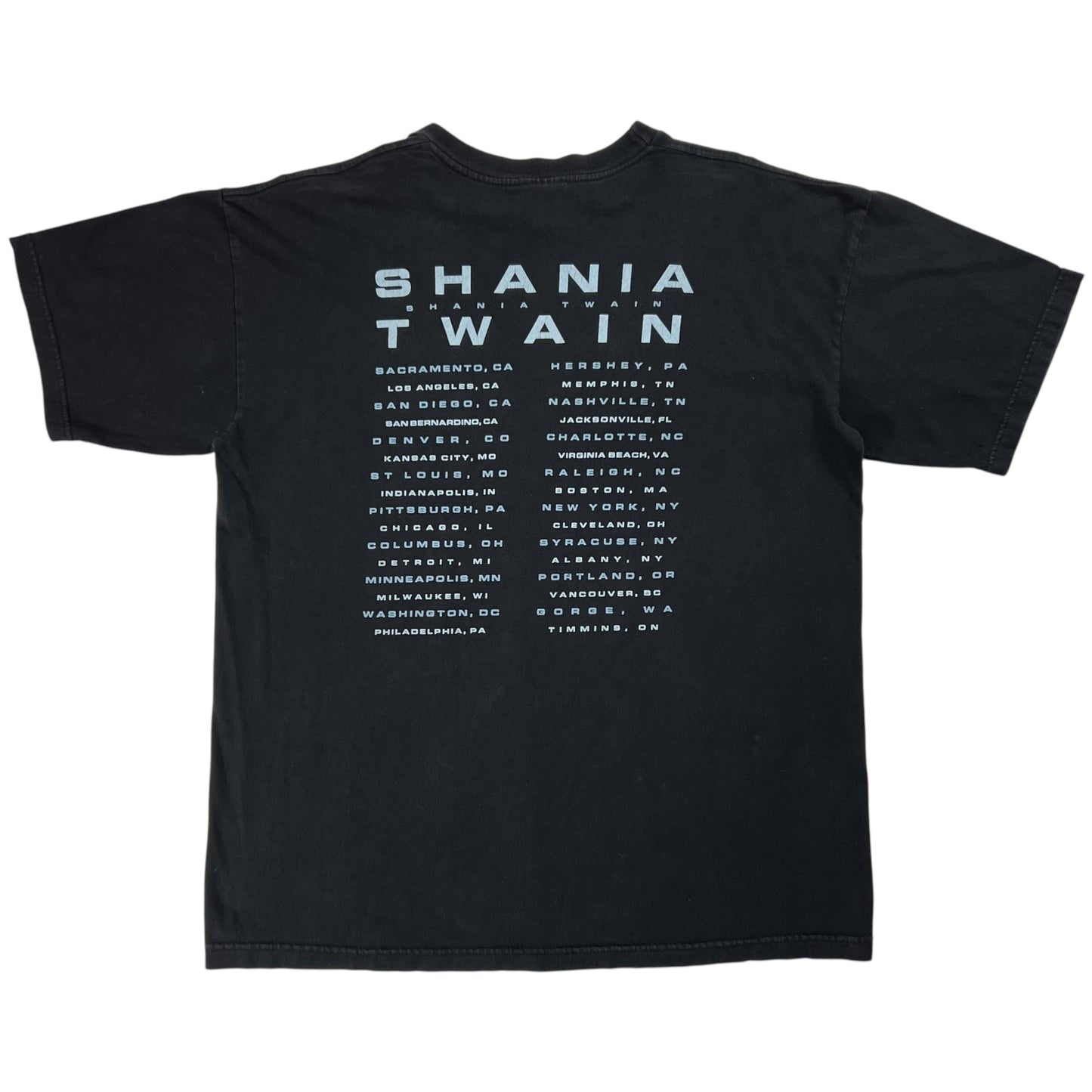 Vintage 90s Polygram Shania Twain country music tour tee (L)