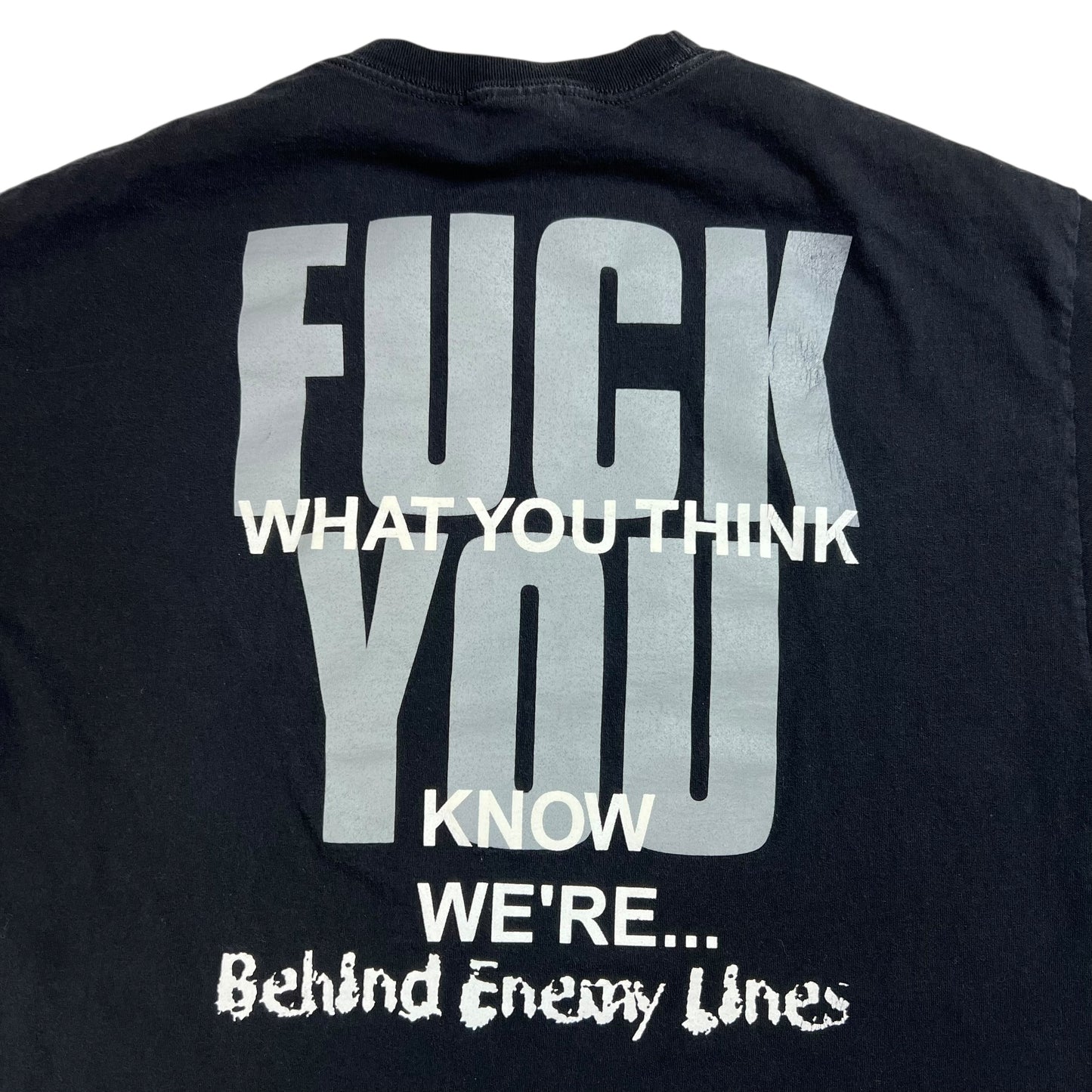 Vintage Y2K Behind Enemy Lines Pittsburgh Punk Band tee (L)