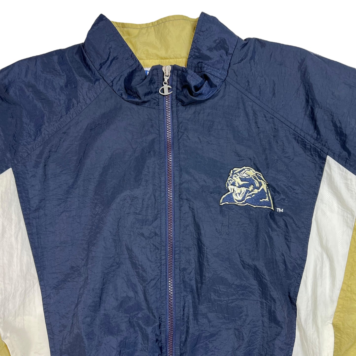 Vintage 90s Champion University of Pittsburgh Pitt Panthers wind breaker (L)