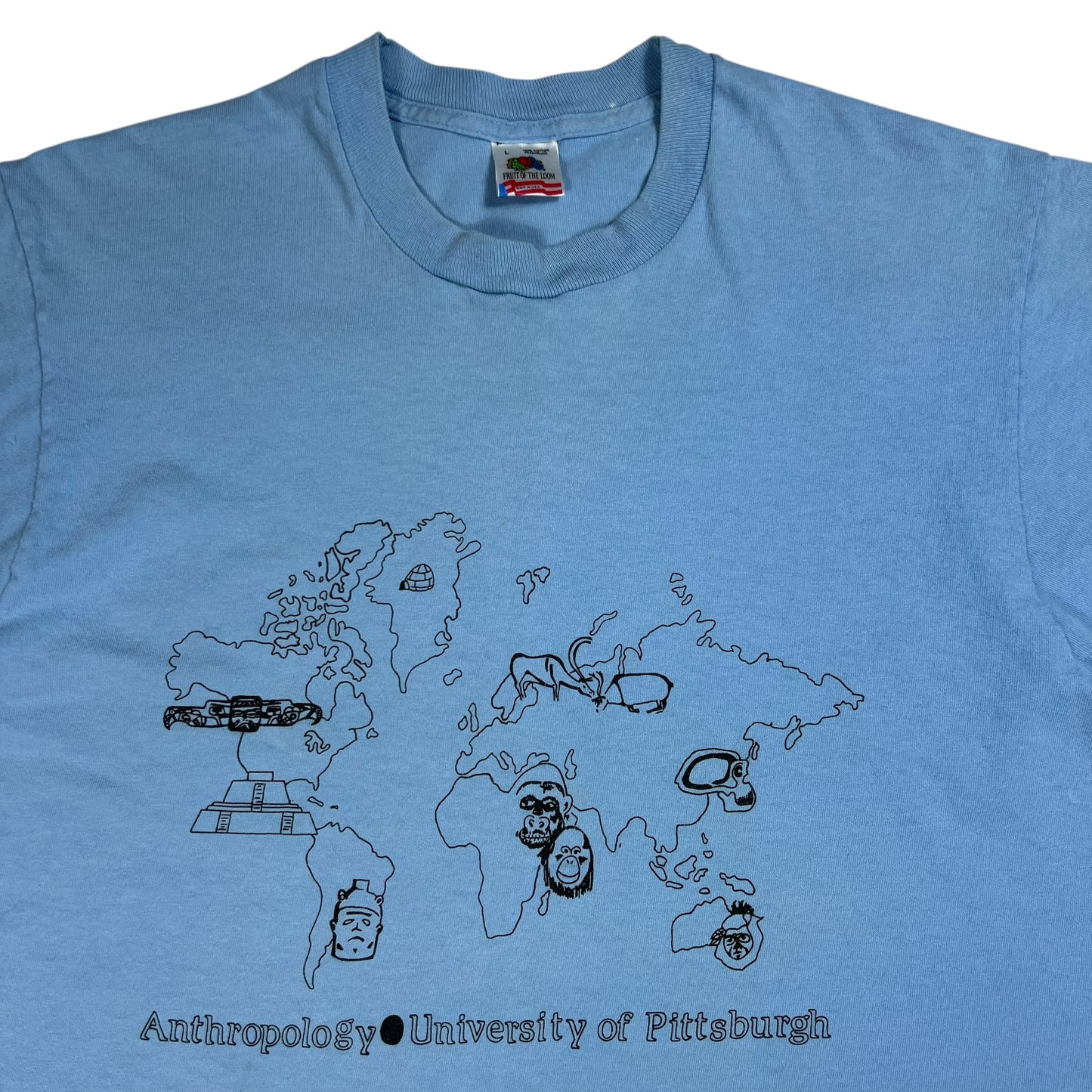 Vintage 90s University of Pittsburgh Anthropology tee (L)