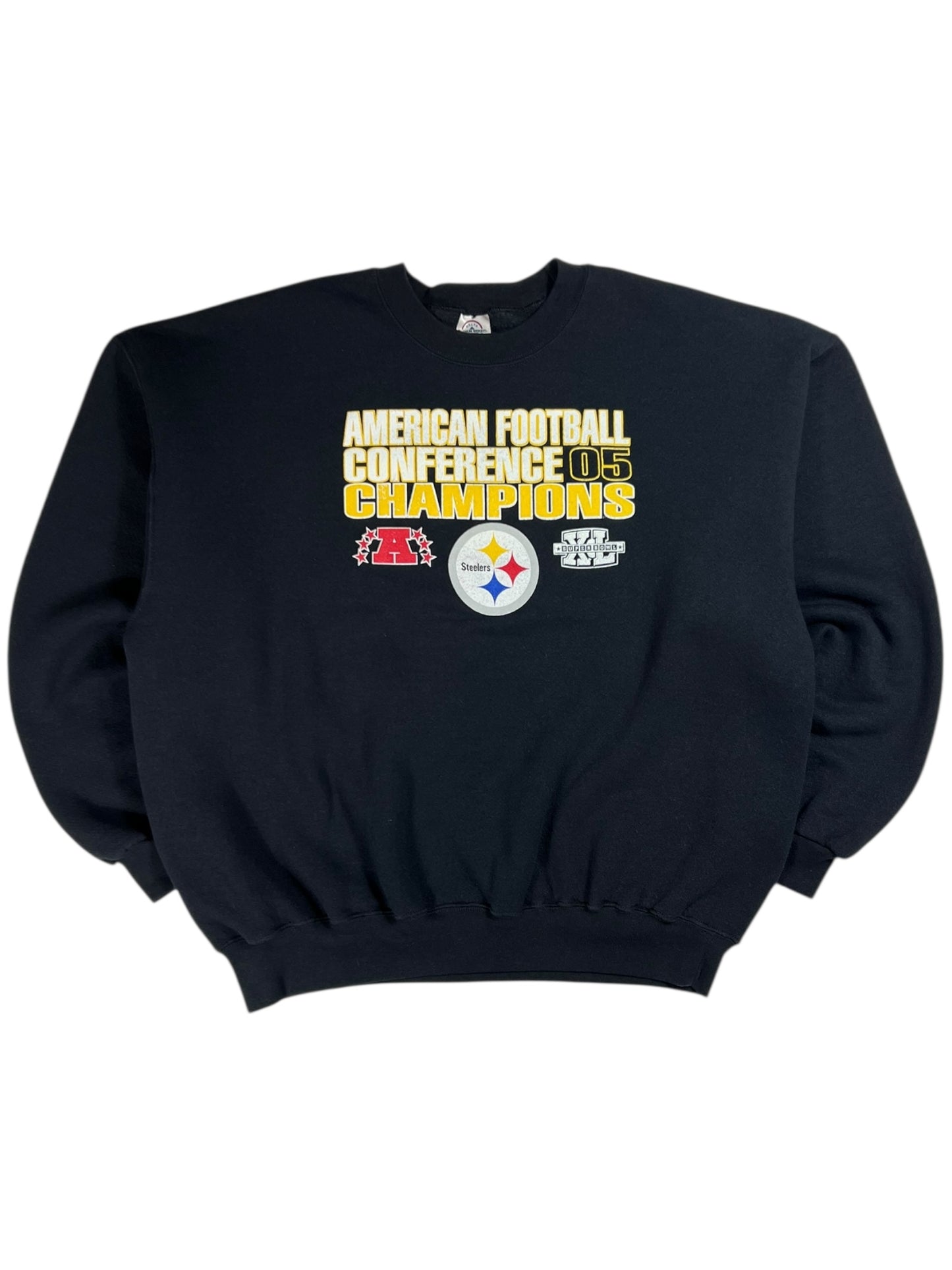 Vintage 2005 Pittsburgh Steelers AFC champions crewneck (XL)