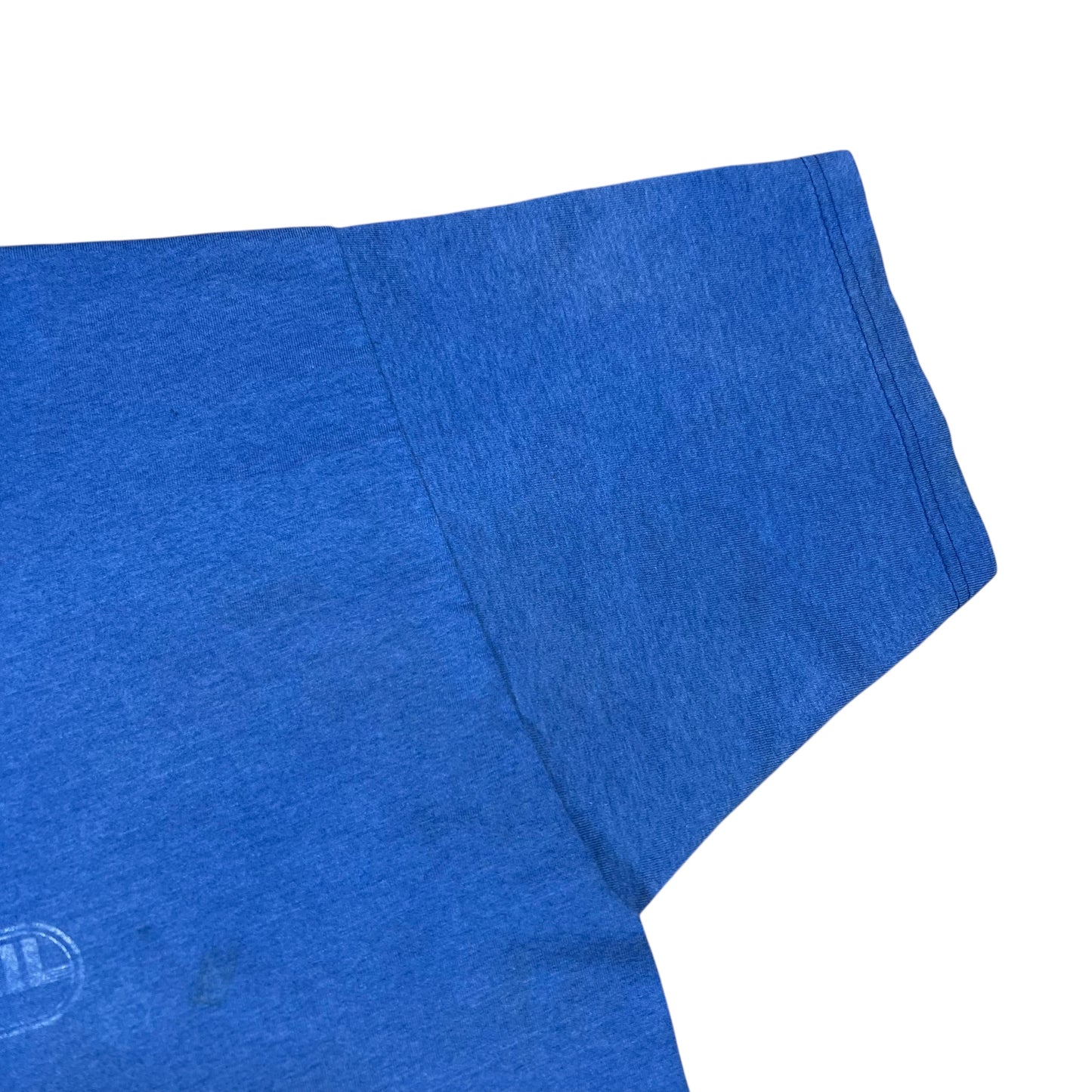 Vintage 90s goodwill thrift store faded blue tee (XXL)