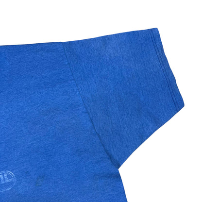 Vintage 90s goodwill thrift store faded blue tee (XXL)