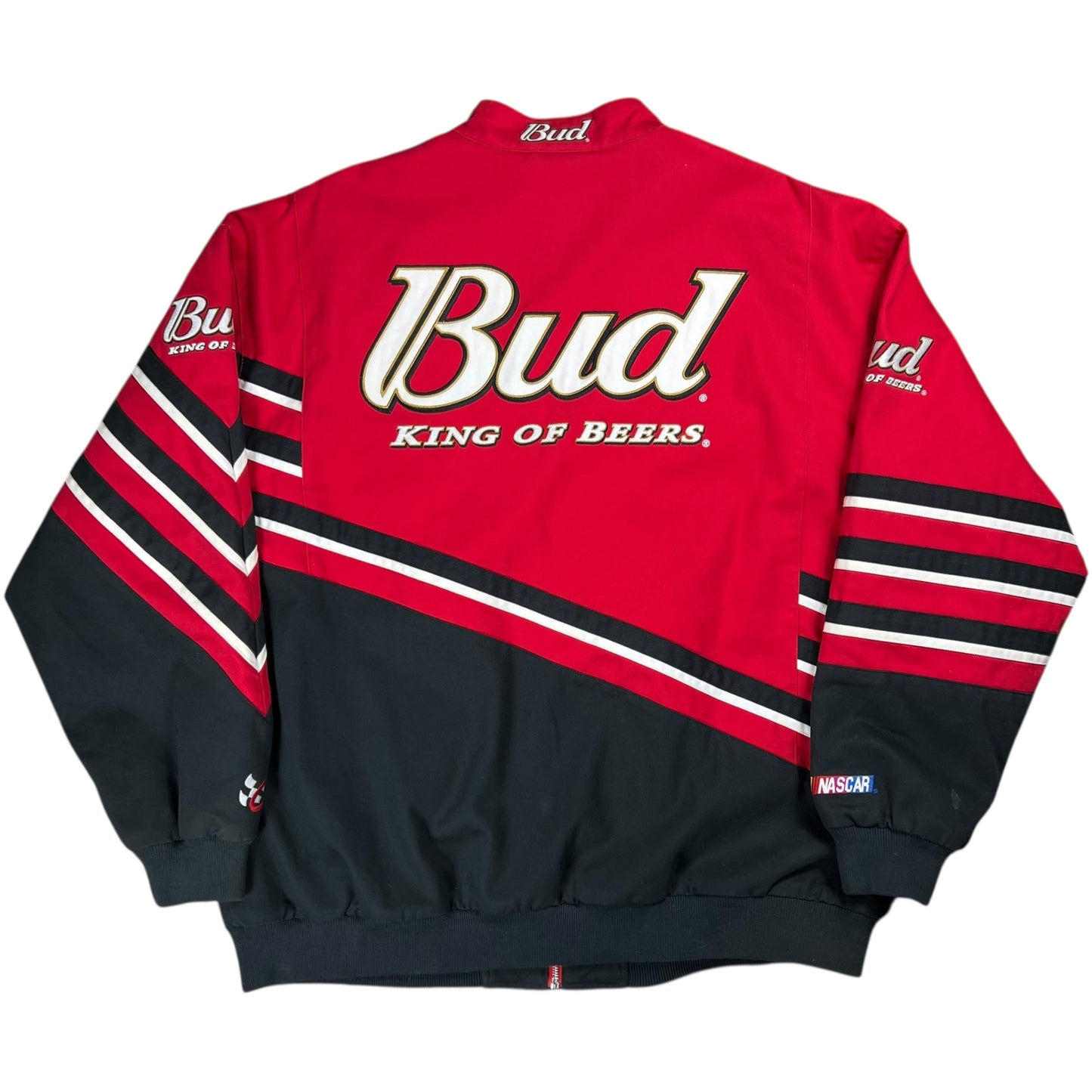 Vintage Y2K NASCAR Dale Earnhardt Jr. Budweiser racing jacket (XXL)