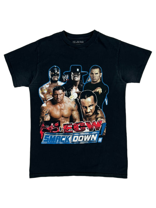 Y2K WWE ECW Smack Down wrestling tee (M)