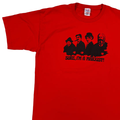 Vintage Y2K Sure, I’m a Marxist tee (XL)