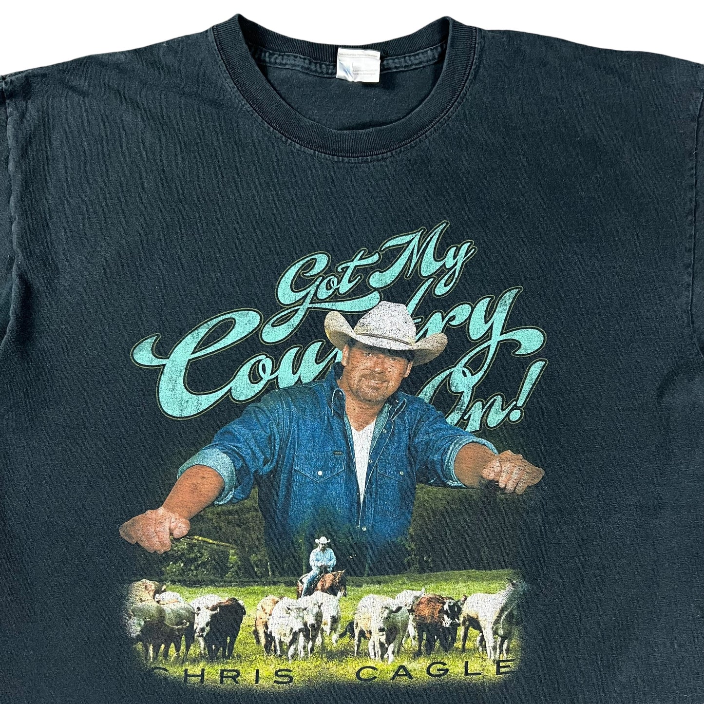 Y2K Chris Cagle country tour tee (L)