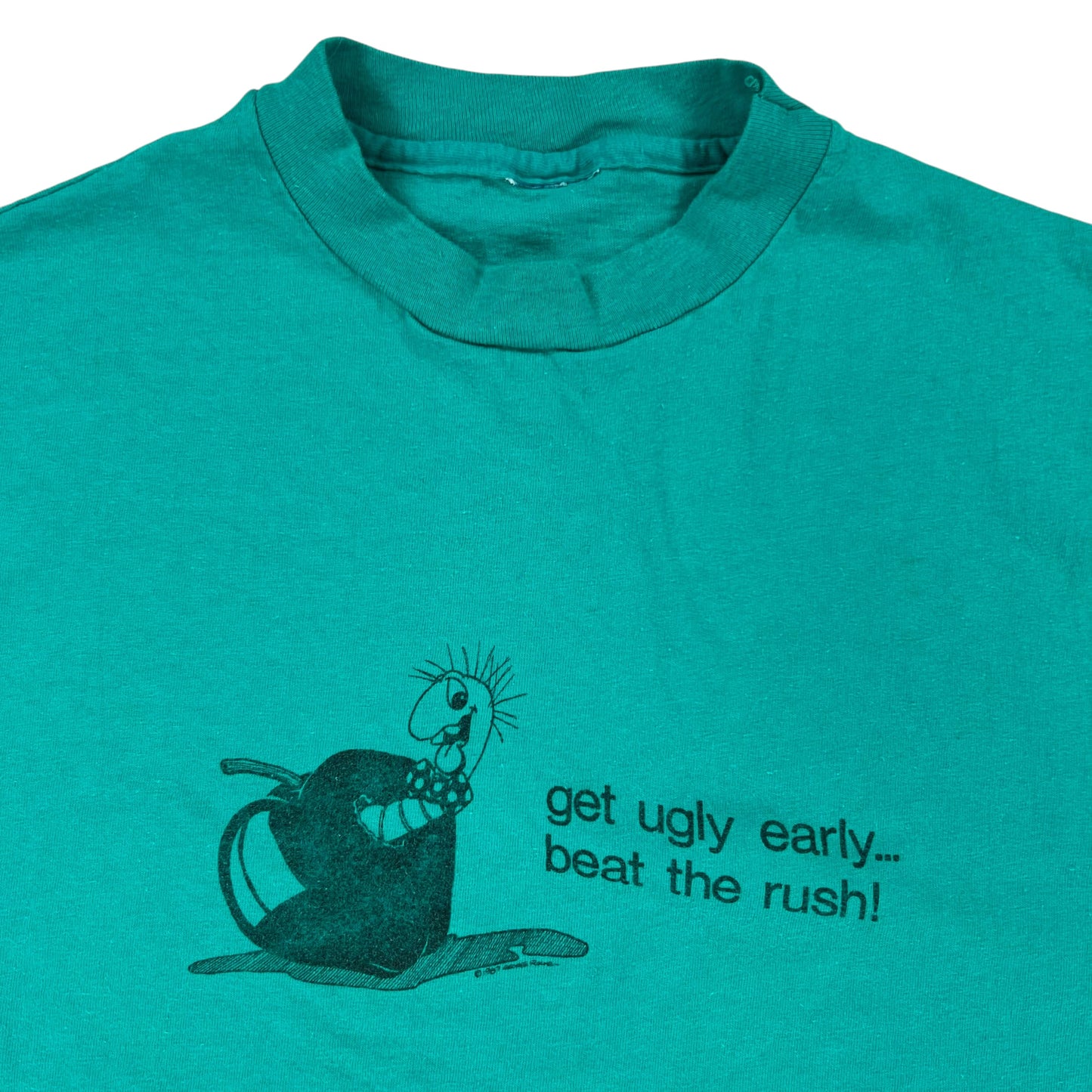 Vintage 1987 get ugly early… beat the rush! tee (L)