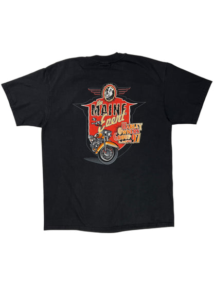 Vintage 1997 Harley Davidson The Maine Event tee (L)