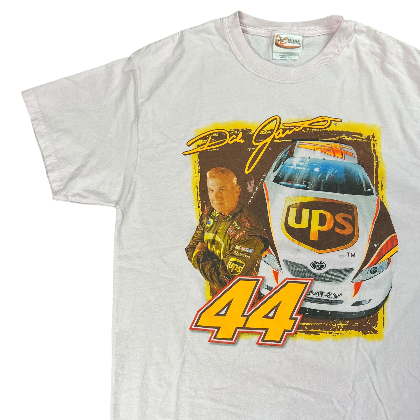 Vintage Y2K NASCAR UPS Dale Jarrett racing tee (L)