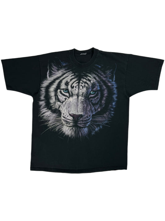 Vintage 1998 Liquid Blue white tiger tee (XL)