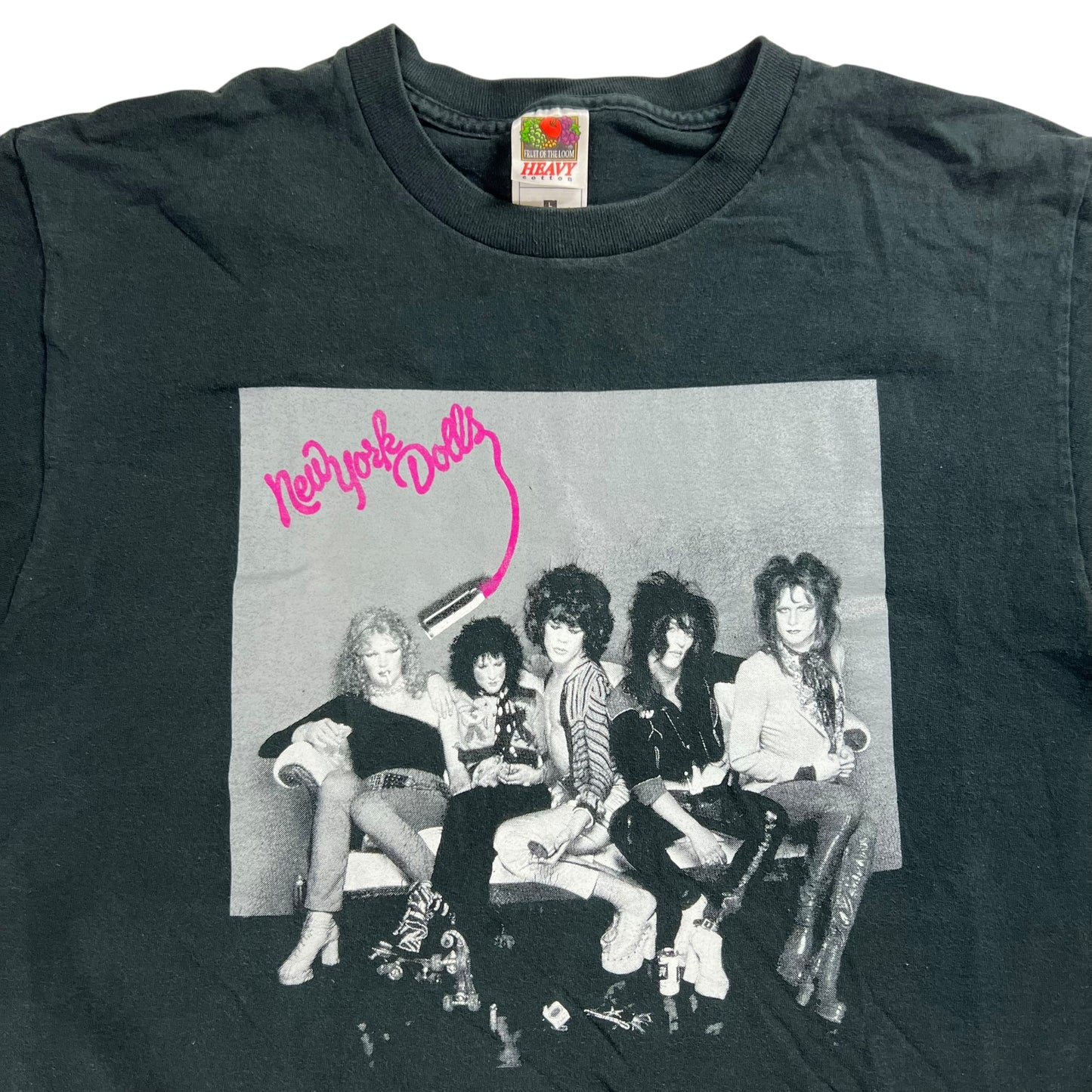 Vintage 90s New York Dolls band tee (L)