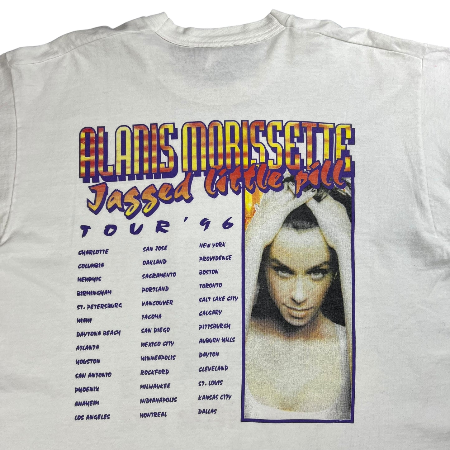 Vintage 1996 Alanis Morissette Jagged Little Pill lot tee (XL)