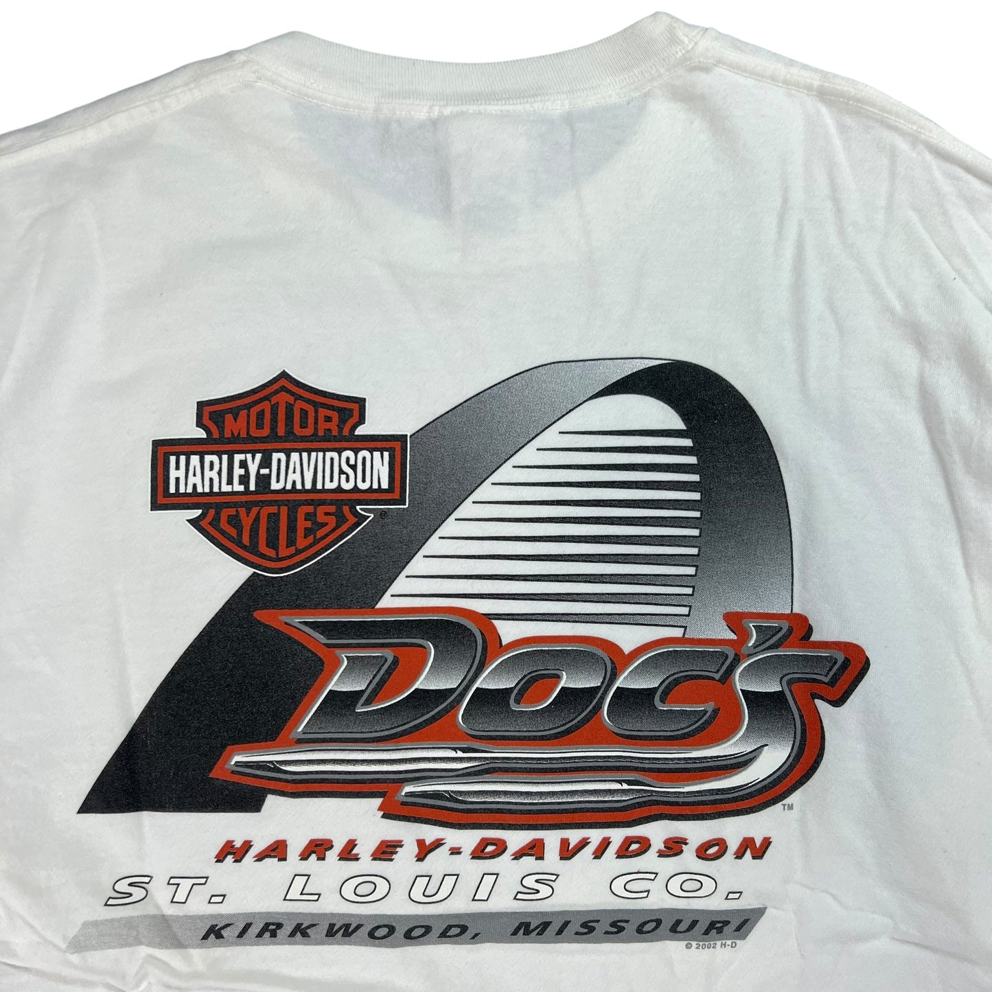 2010 Harley Davidson Motorcycles Hog’s Blood long sleeve print shirt (L)