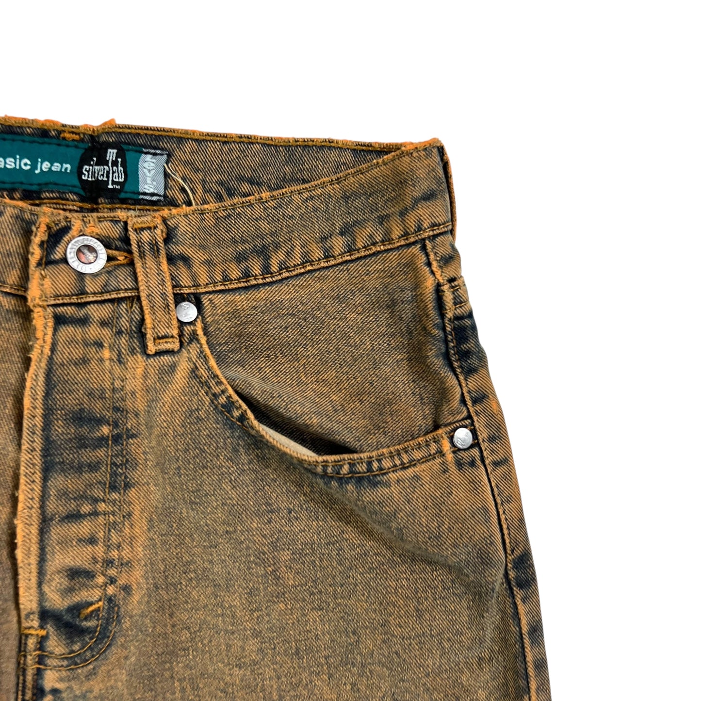 Vintage Y2K Levi’s Silver Tab overdye women’s baggy denim jeans (27x30)