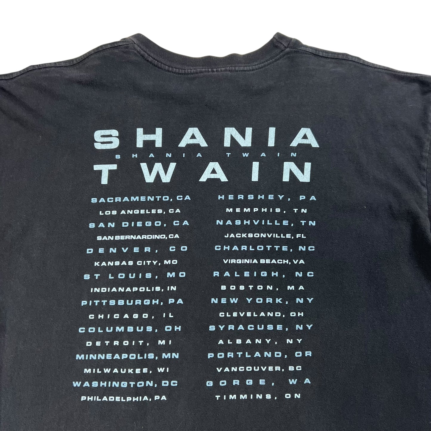 Vintage 90s Polygram Shania Twain country music tour tee (L)