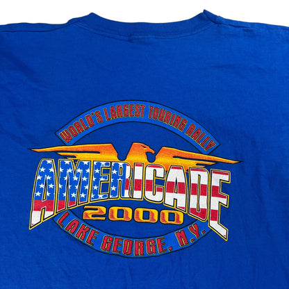 Vintage 2000 Americade Lake George biker rally tee (XL)