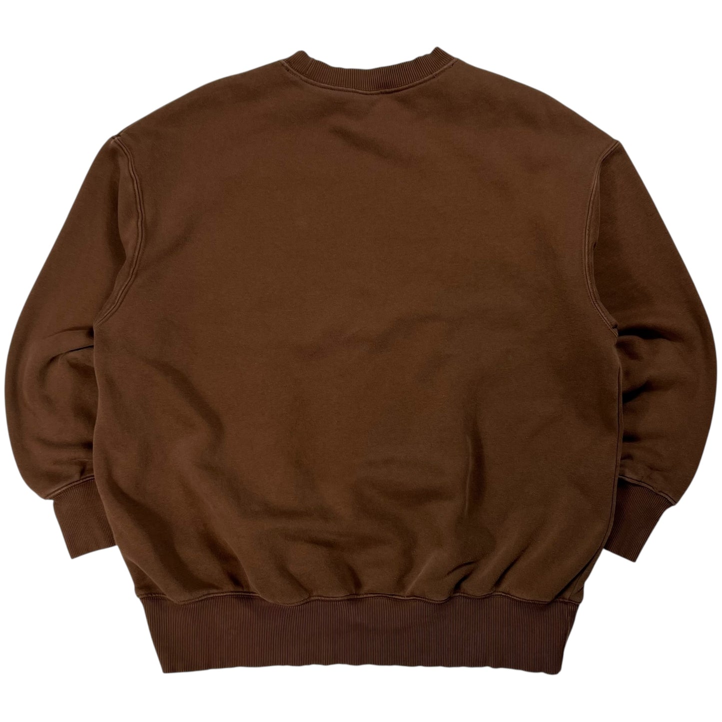 Y2K Nike center swoosh brown crewneck (L)