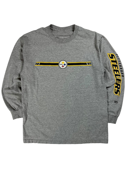Vintage Y2K Pittsburgh Steelers long sleeve print shirt (L)