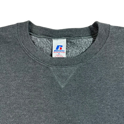 Vintage Y2K Russell Athletic grey blank crewneck (XL)
