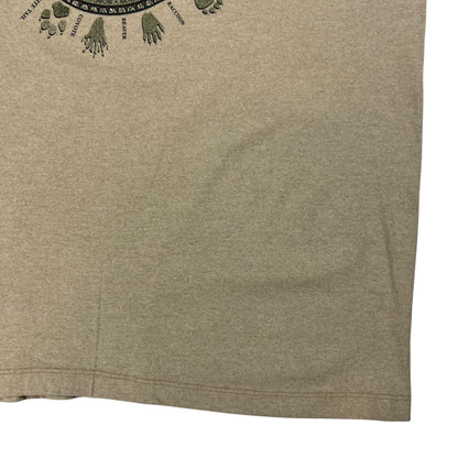 Vintage 90s Acadia National Park animal tracks tee (XL)