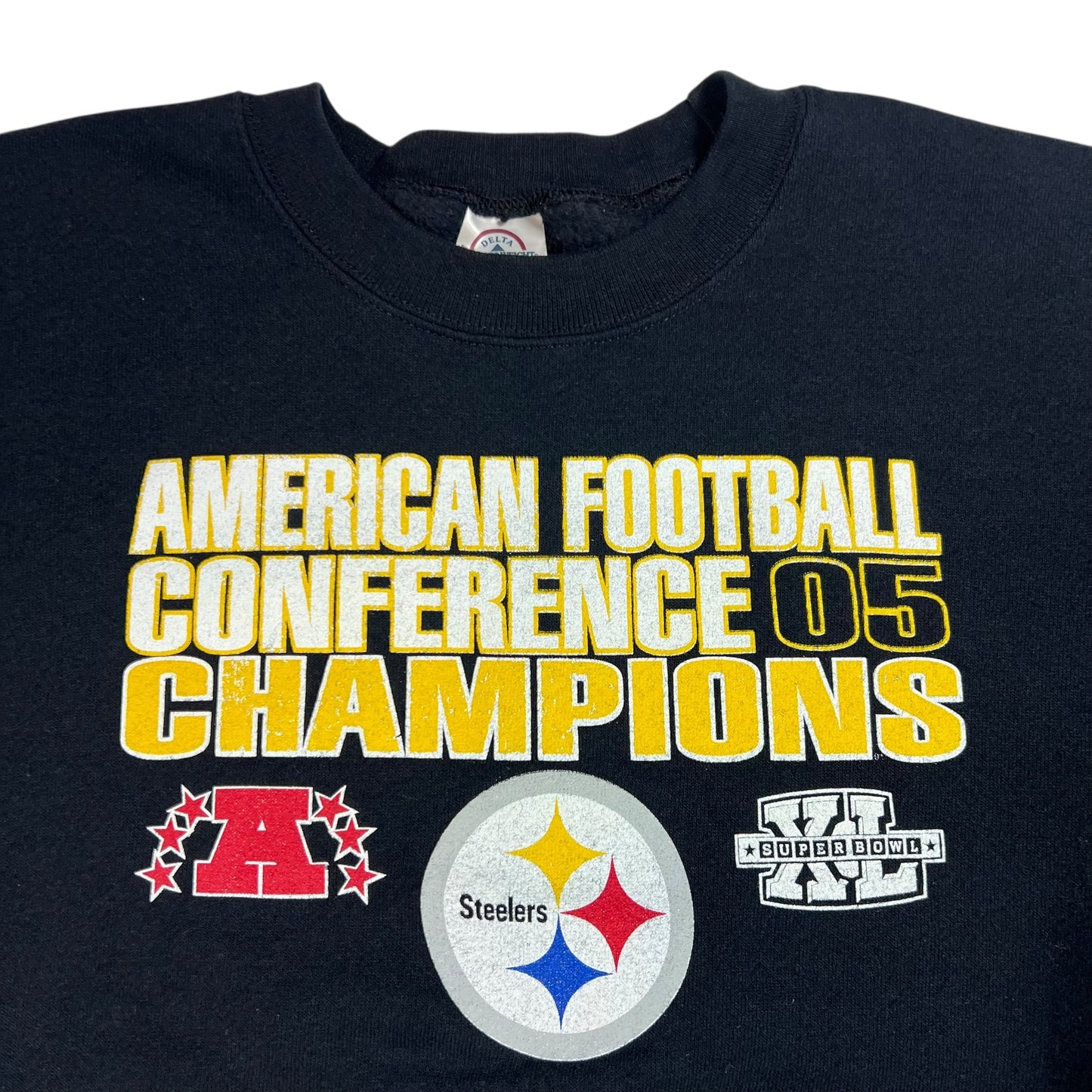 Vintage 2005 Pittsburgh Steelers AFC champions crewneck (XL)