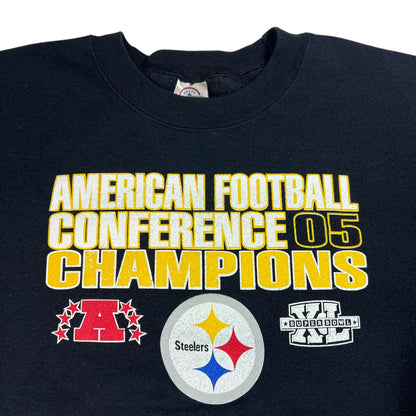 Vintage 2005 Pittsburgh Steelers AFC champions crewneck (XL)