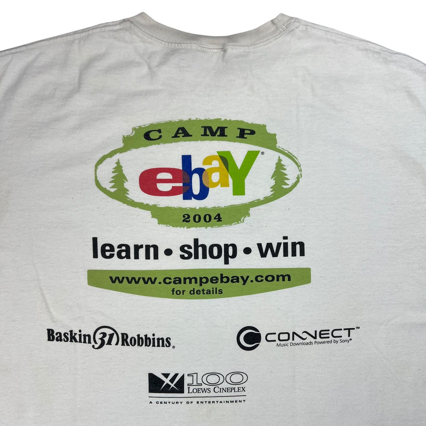 Vintage 2004 eBay Camp PayPal company tee (XL)