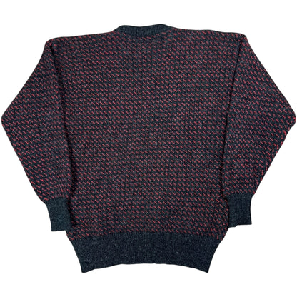 Vintage 80s Woolrich red & black wool sweater (M/L)