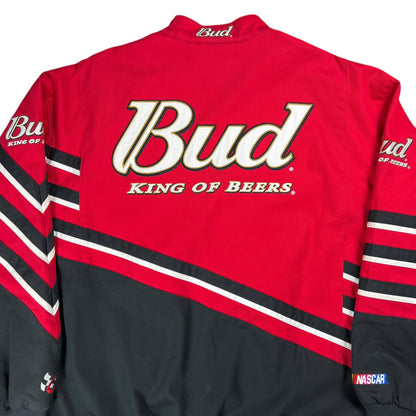 Vintage Y2K NASCAR Dale Earnhardt Jr. Budweiser racing jacket (XXL)
